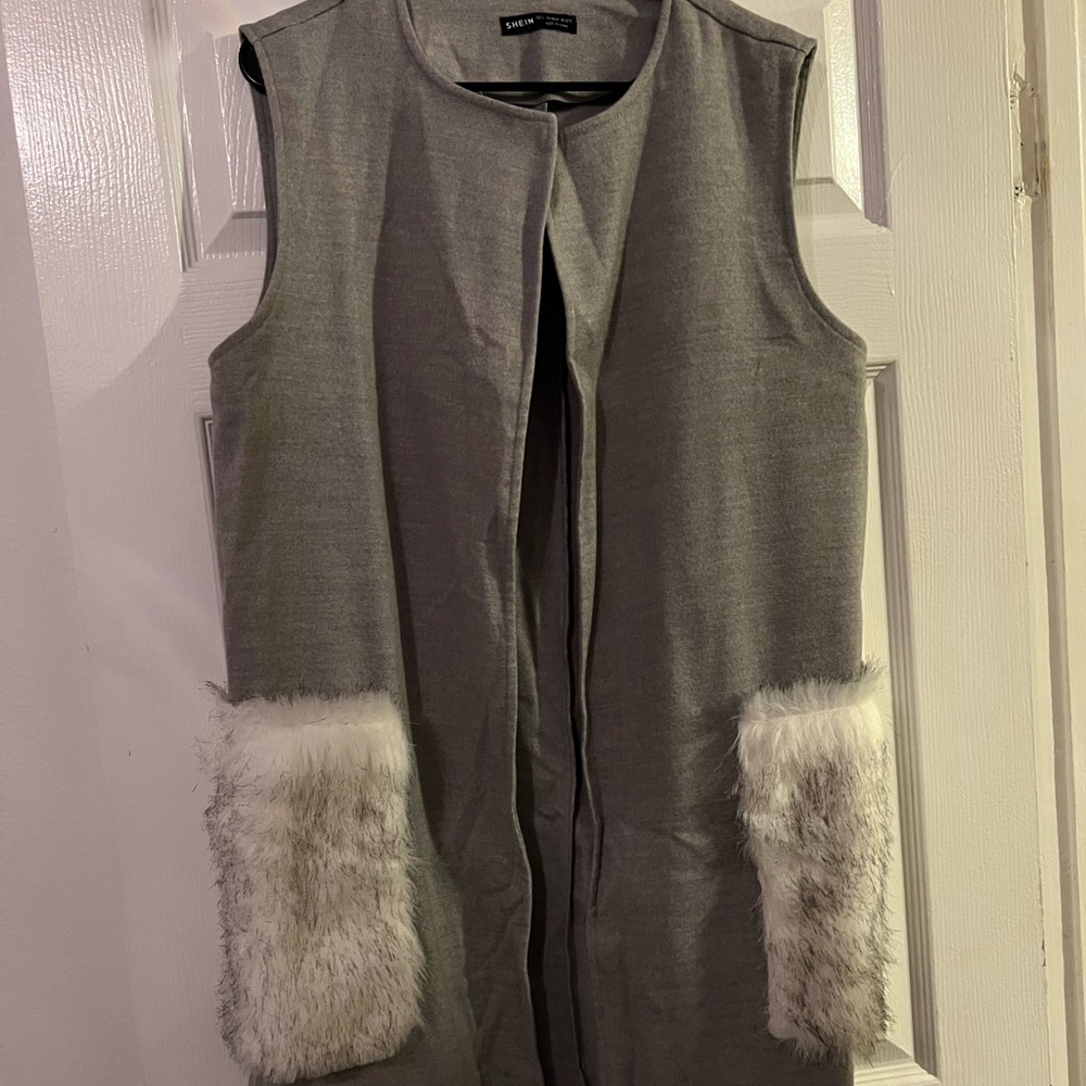 Shein Fluffy vest